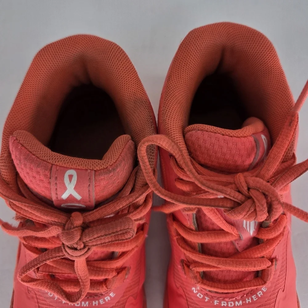 PUMA MB.01 M.EL.O. Breast Cancer Awareness Orange Youth Boy's Size 1.5C Shoes